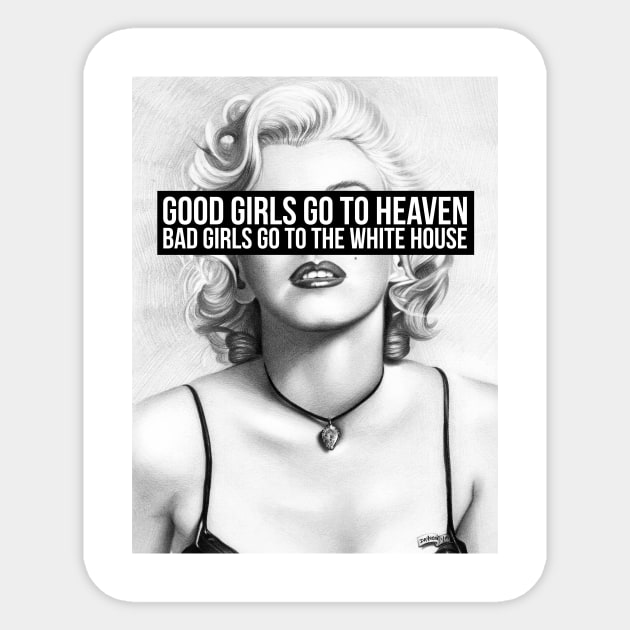 Good girls go to heaven Sticker by hoopoe